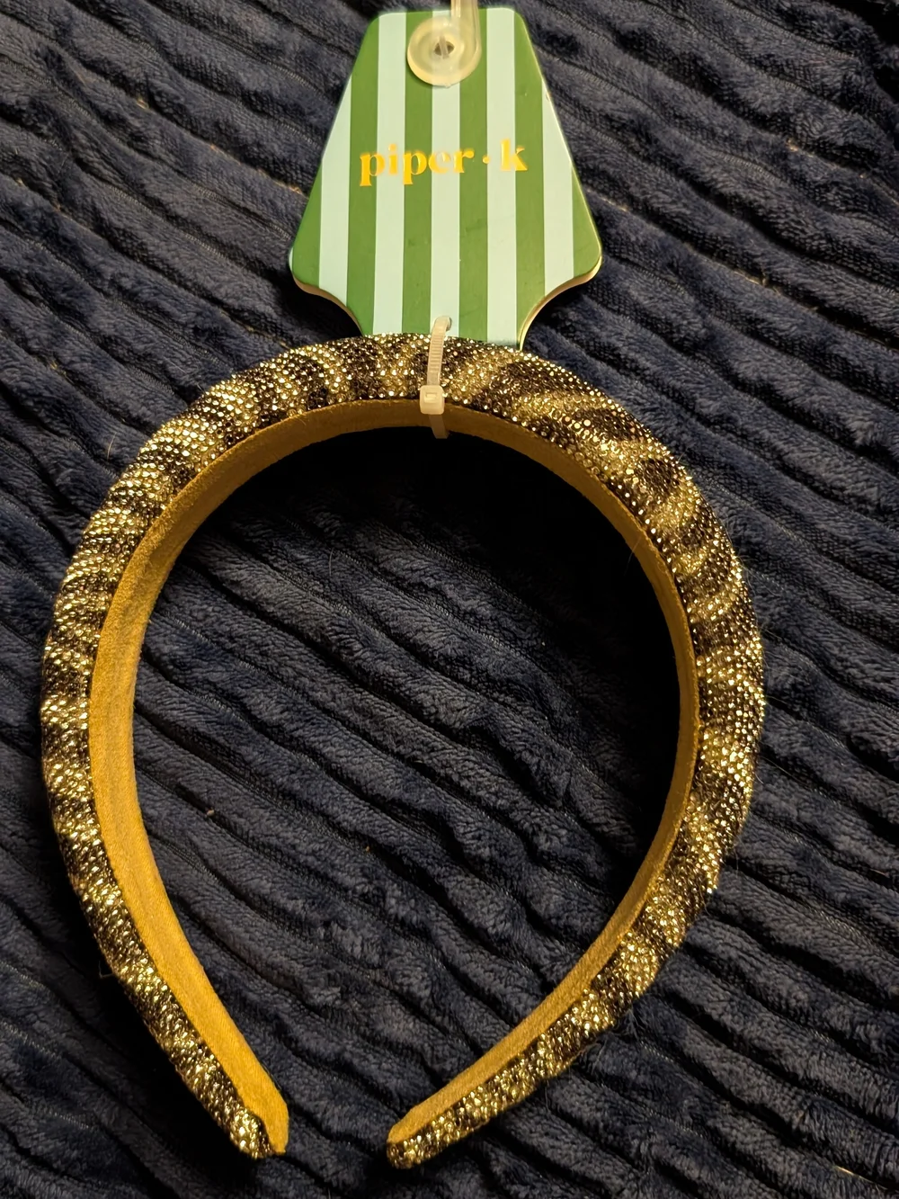 New Piper K Zebra Print Headband